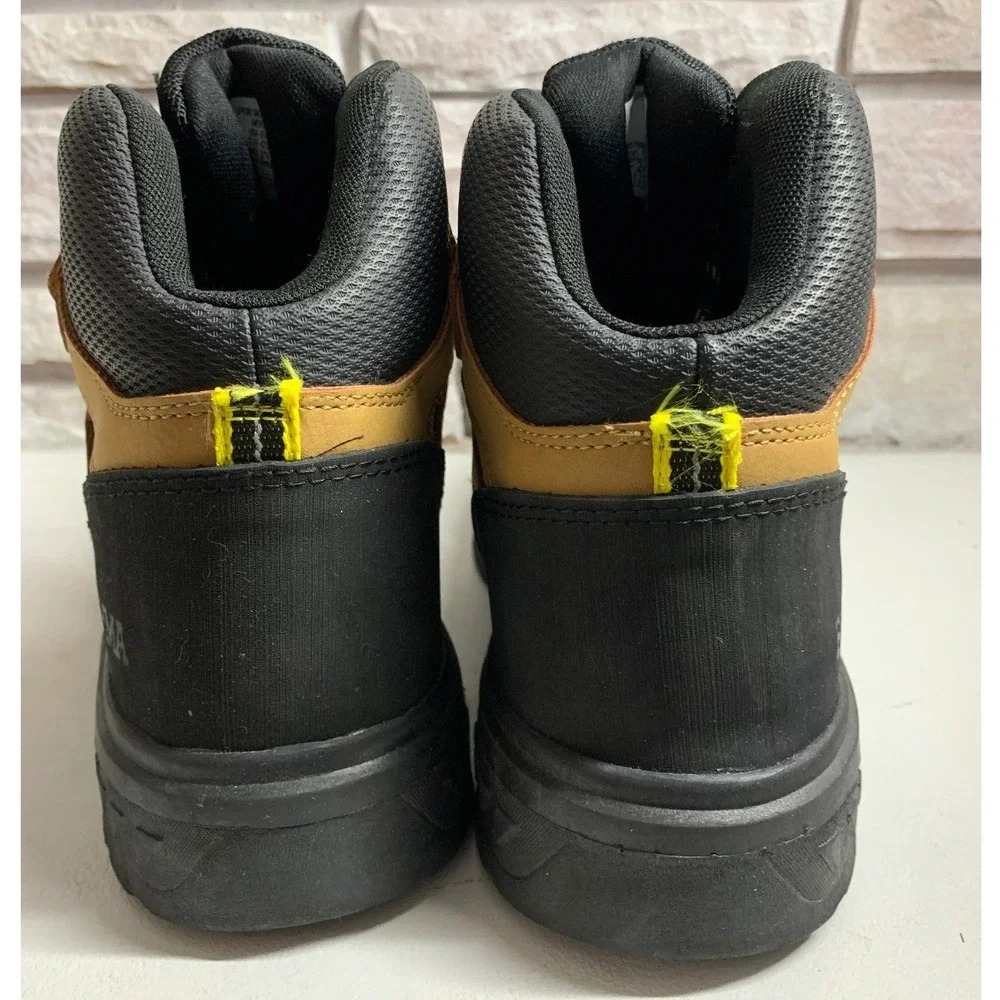 Brahma Mens Steel Toe Work Boots Wheat Black MNBR43EZ001 Size 9.5 ASTM F 2413-18